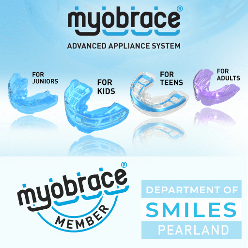Myobrace treatment consultation in Pearland TX at Dept. of Smiles